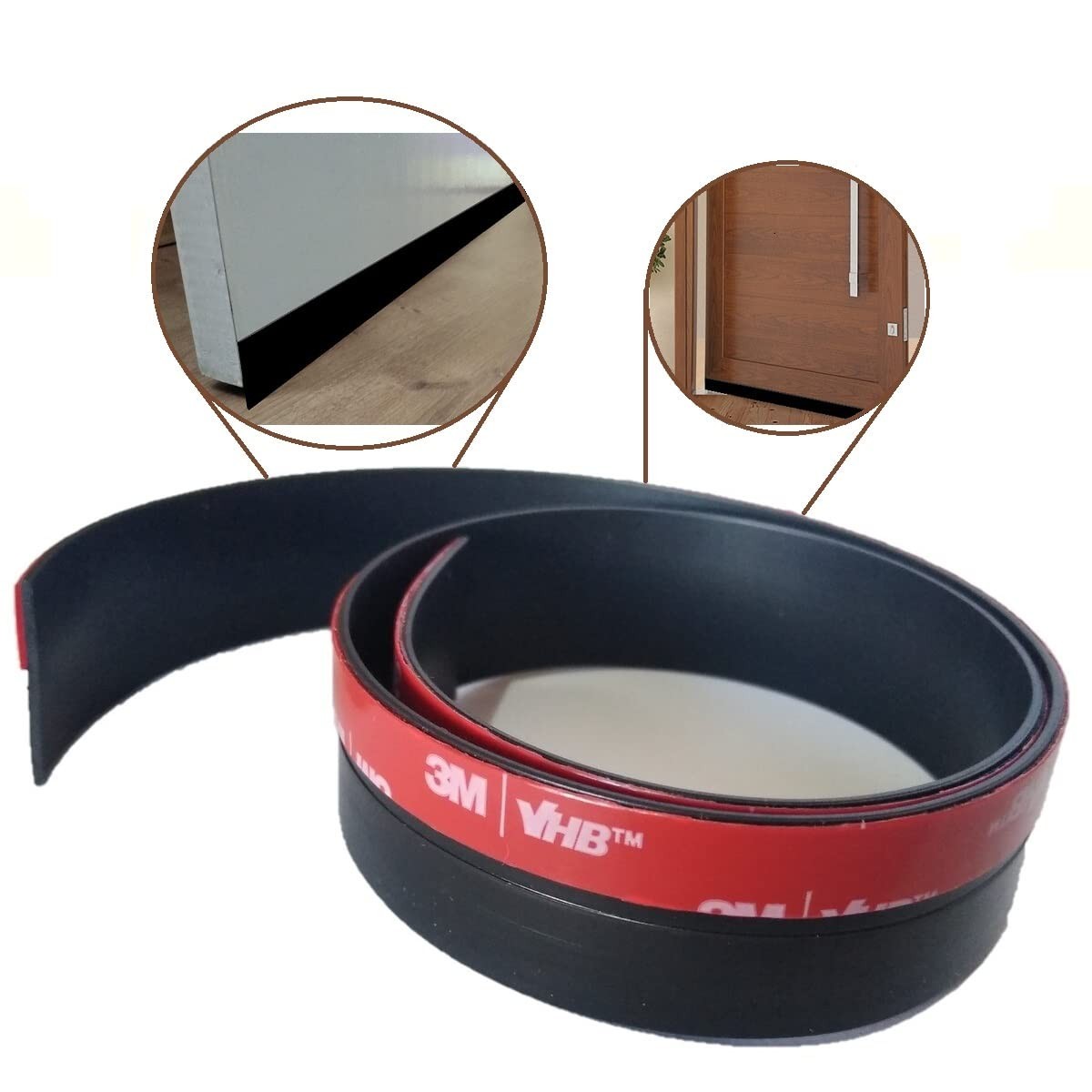 Vedação de Porta 30mm Preto 3m: Proteção Total Contra Insetos, Sujeira e Calor