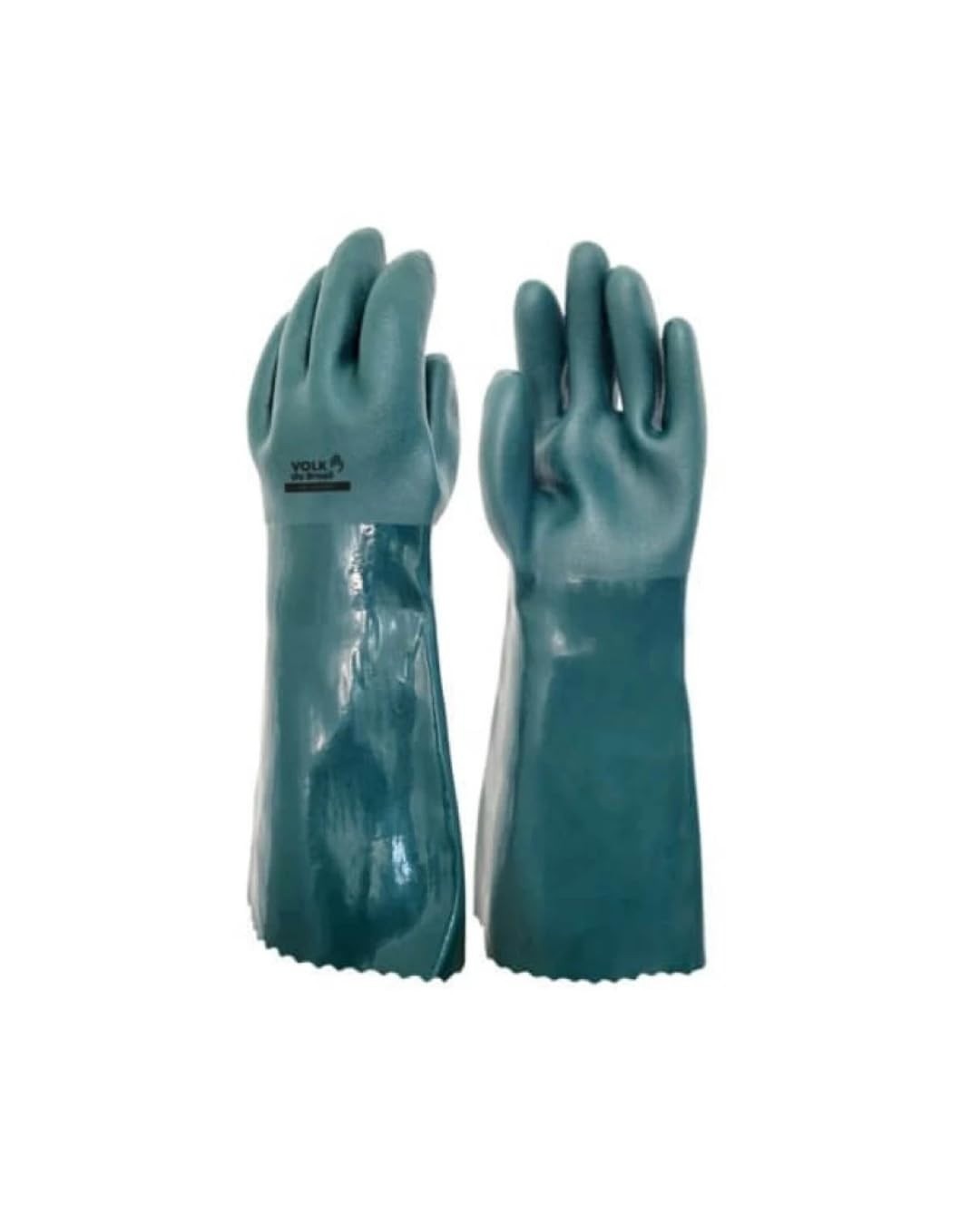 LUVA VERDE SMART PVC 36cm VOLK ESGOTO PARA LIMPEZA CANO MEDIO PROTECAO