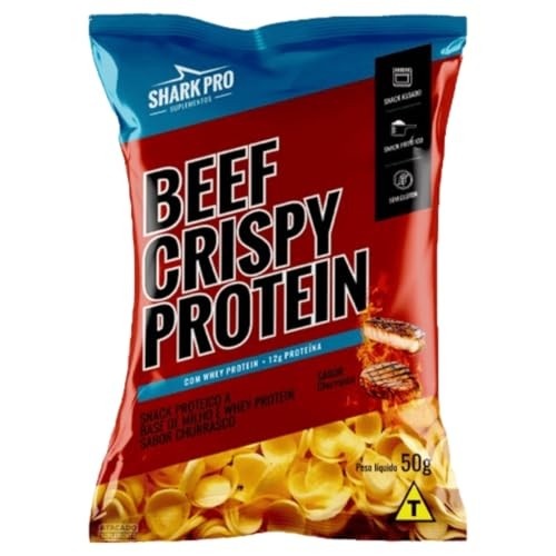 CRISPY PROTEIN BEFF 50G - SALGADINHO PROTEICO