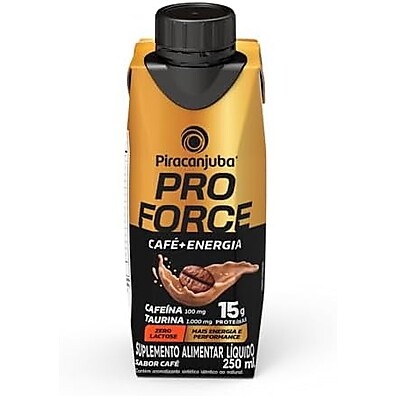 ProForce Café: Proteína Zero Lactose Piracanjuba (12x250ml)