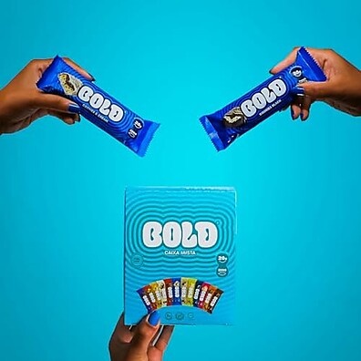 BOLD Snacks: 12 Barras Proteína Mista (20g)