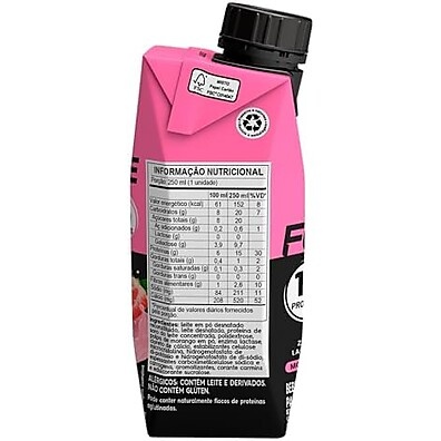 Piracanjuba ProForce Morango: 15g Proteína Zero Lactose (12x250ml)