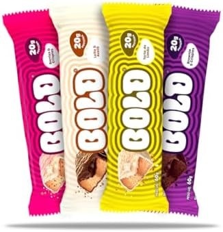 Barra de Proteína BOLD Snacks Favorita (20g de Proteína) - Caixa com 12 unidades