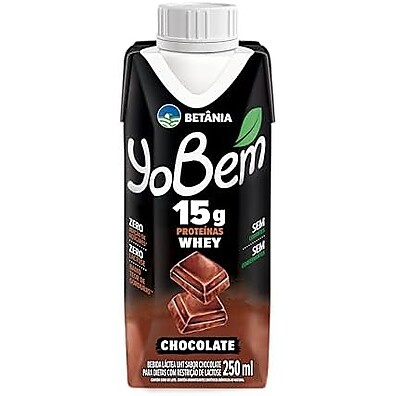 Betânia Yobem Bebida Láctea Uht Chocolate 15G De Proteínas 250Ml