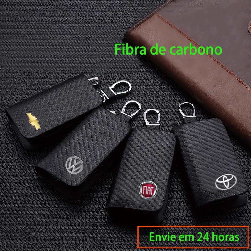 Protetor de Chave em Couro Genuíno – Elegância e Proteção para Seu Carro