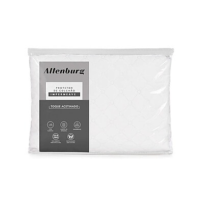 Protetor de Colchão Impermeável Casal: Altenburg Branco