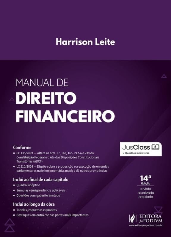 Manual de Direito Financeiro 14ª Edição 2025: Domine as Finanças Públicas
