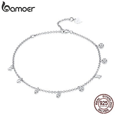 Pulseira Bamoer Prata 925: Elegância e Charme!