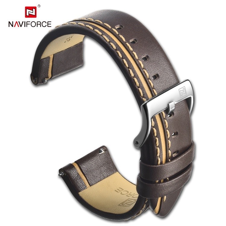 Pulseira de Relógio Naviforce 24mm: Couro e Estilo
