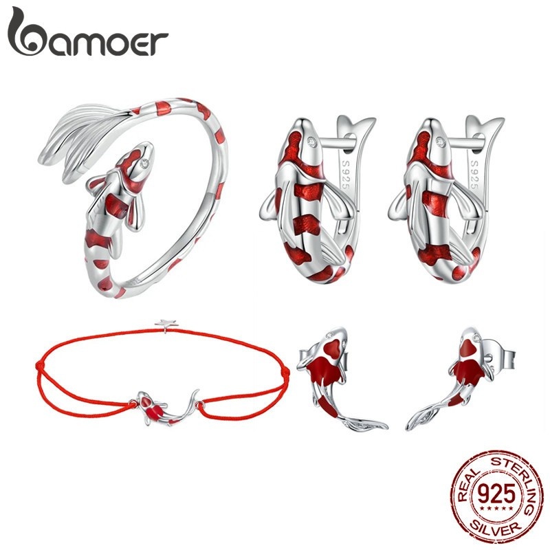 Pulseira e Brincos Bamoer: Prata 925 e Amizade