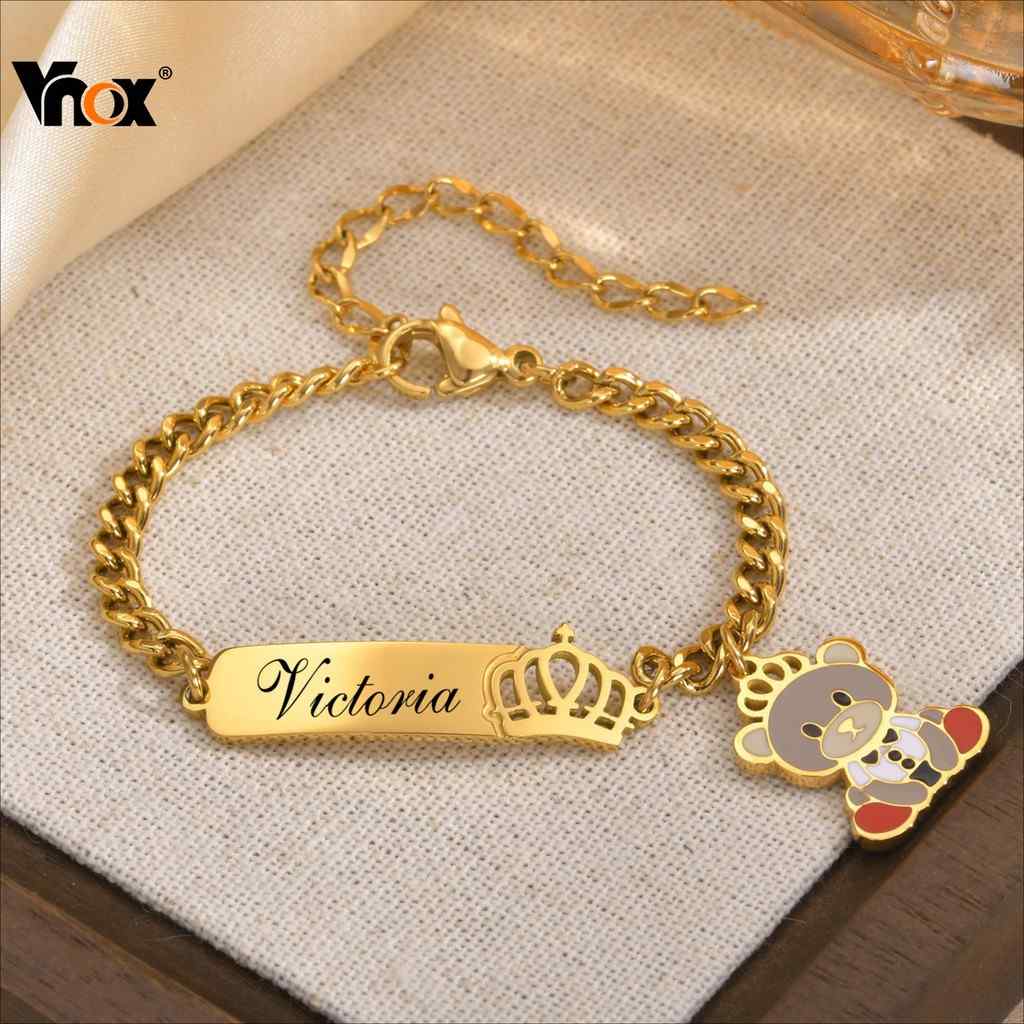 Pulseira Infantil Personalizada: Nome e Data!