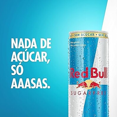 Red Bull Zero Açúcar: 4 Latas 250ml - Energia Pura!