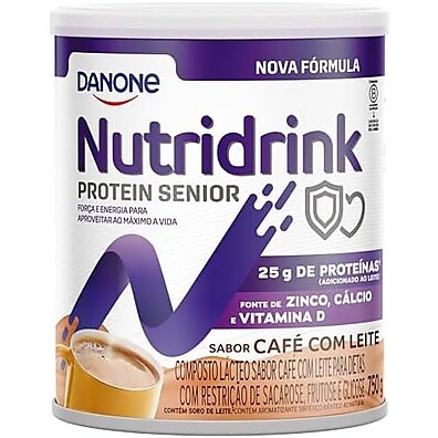 Nutridrink Senior Café Leite 750g: Proteína Pura Danone