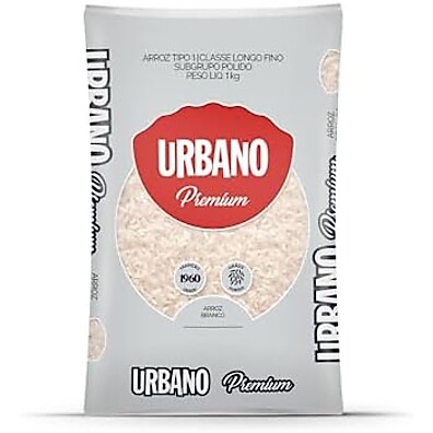 Arroz Urbano Premium Branco Tipo 1 - 1kg: Sabor e Qualidade