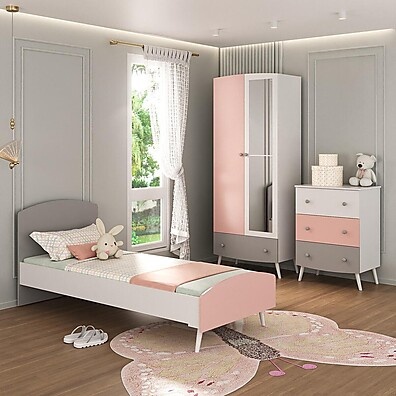 Quarto Infantil Completo Doçura: Conforto e Organização