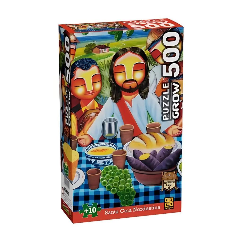 Quebra-Cabeça 500 Peças: Santa Ceia Nordestina
