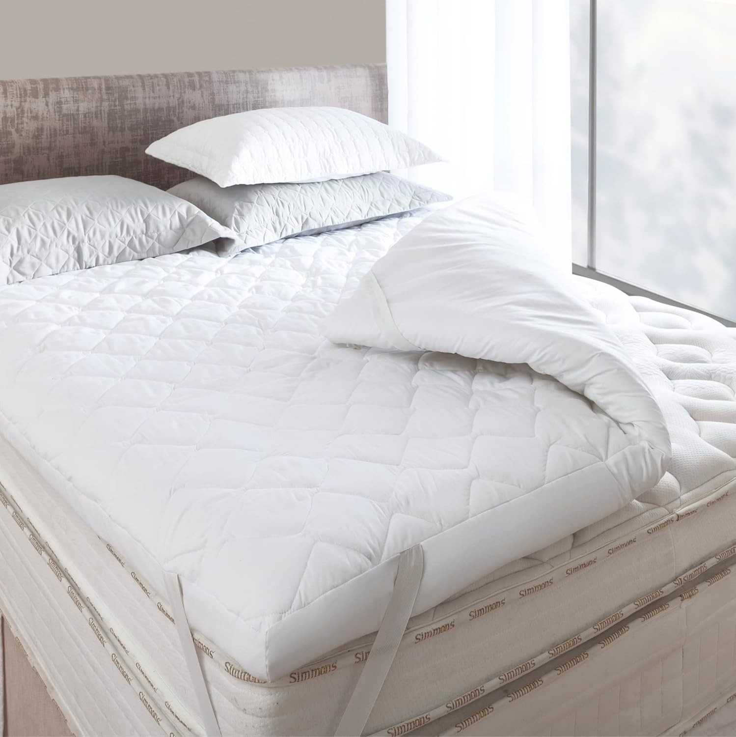 Pillow Top Toque de Pluma Queen 730 g/m² - 5 cm Extra Macio, Double Face Premium