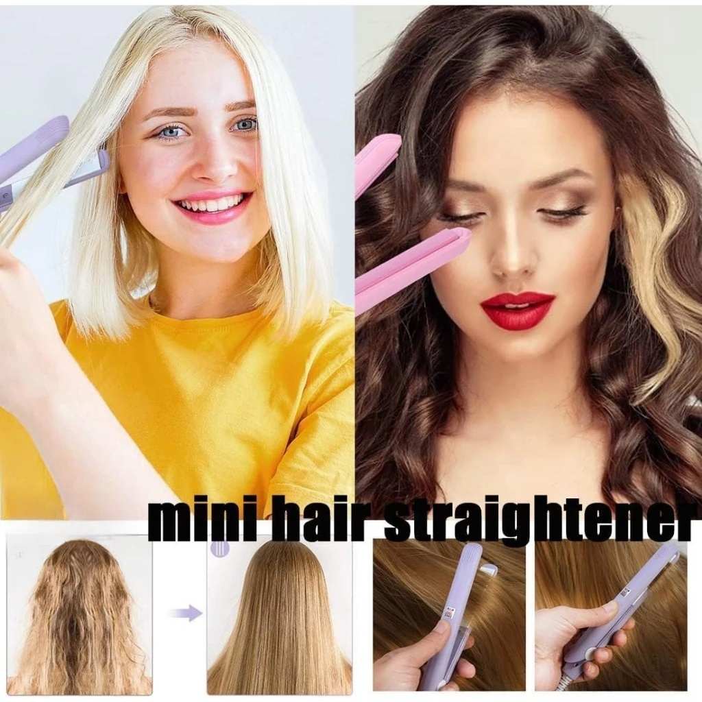 Mini Chapinha Portátil: Cabelo Liso ou Cacheado Onde Quiser!