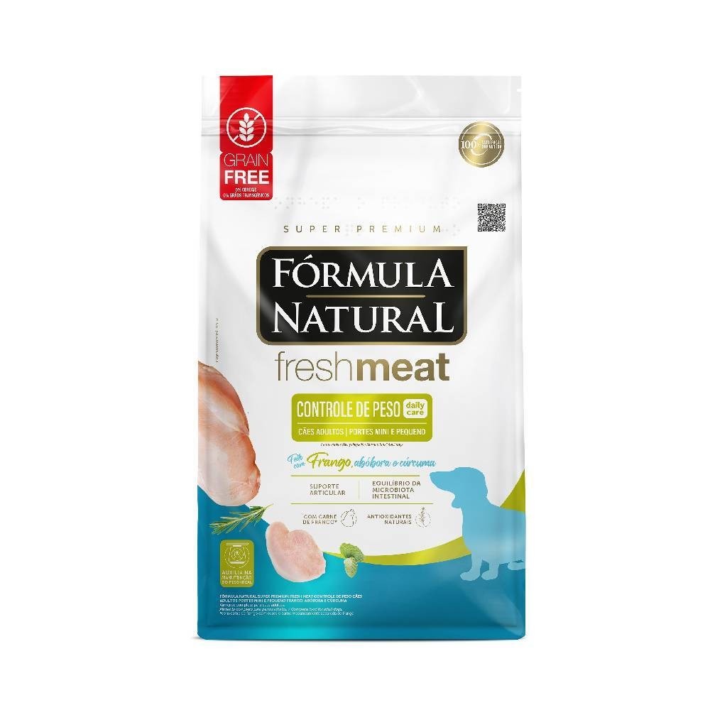 Ração Light Cães Mini e Pequenos: Fresh Meat 7kg