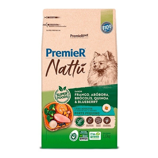 Ração Premier Nattu Pequeno Porte: Saúde e Sabor!