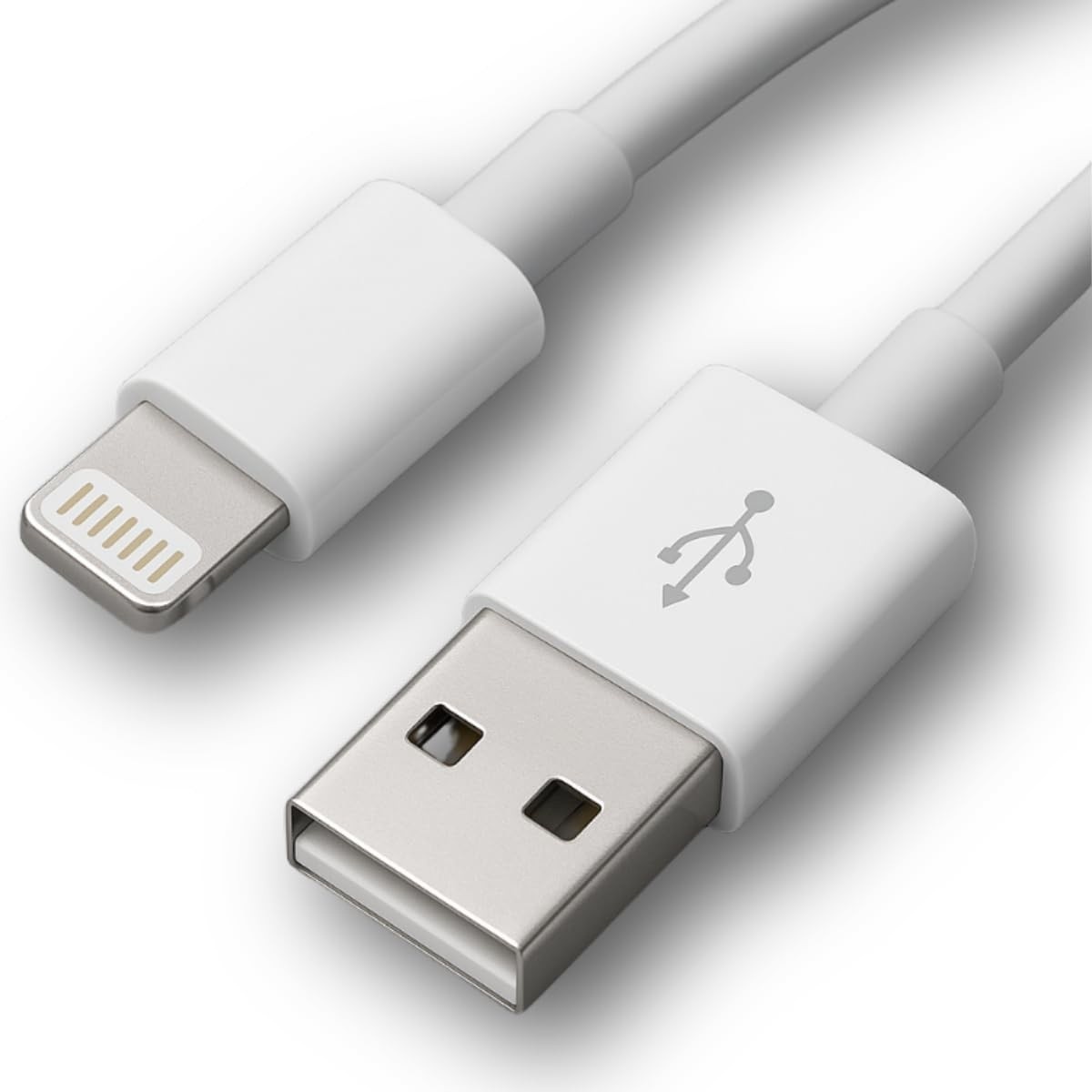 Cabo USB Reforçado para iPhone: Carregamento Rápido e Transferência de Dados Premium