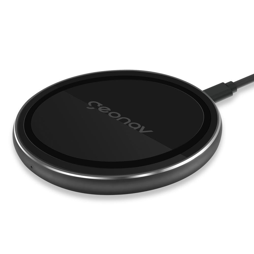 Carregador por Indução Geonav 10W: Carregamento Rápido e Elegante para seu Smartphone