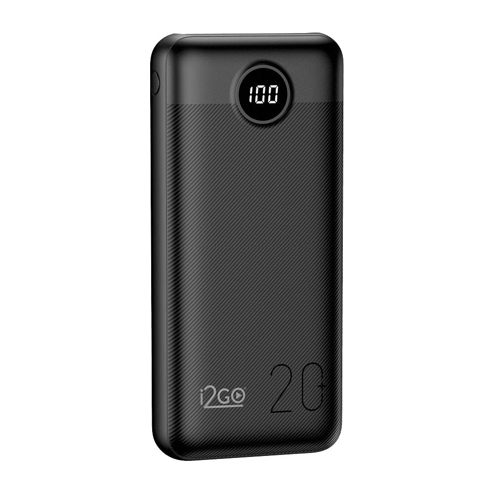 Power Bank i2GO PRO 20000mAh: Carregador Portátil Ultra Rápido 20W PD