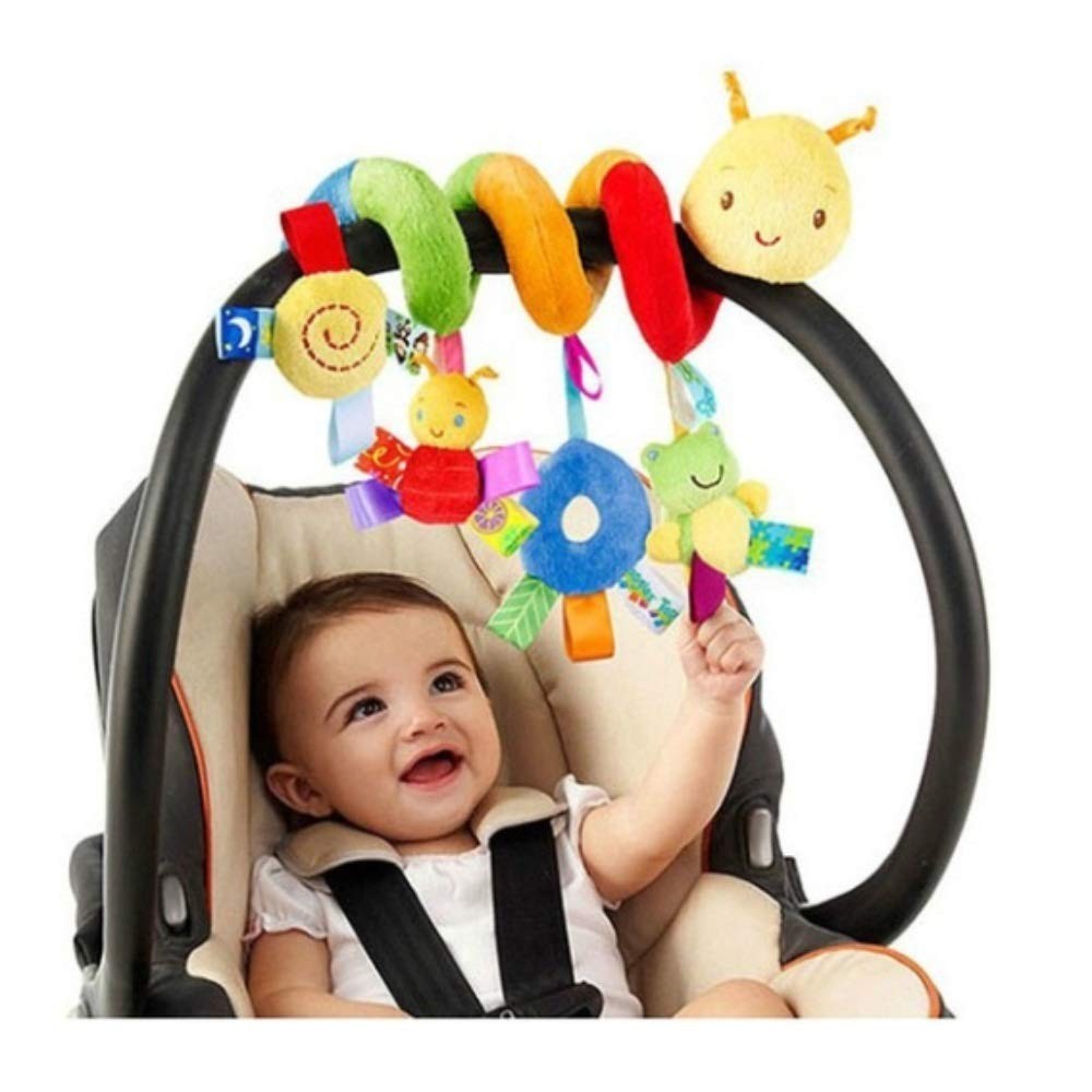Brinquedo Espiral Chocalho Weesey para Carrinho e Bebê Recém-Nascido