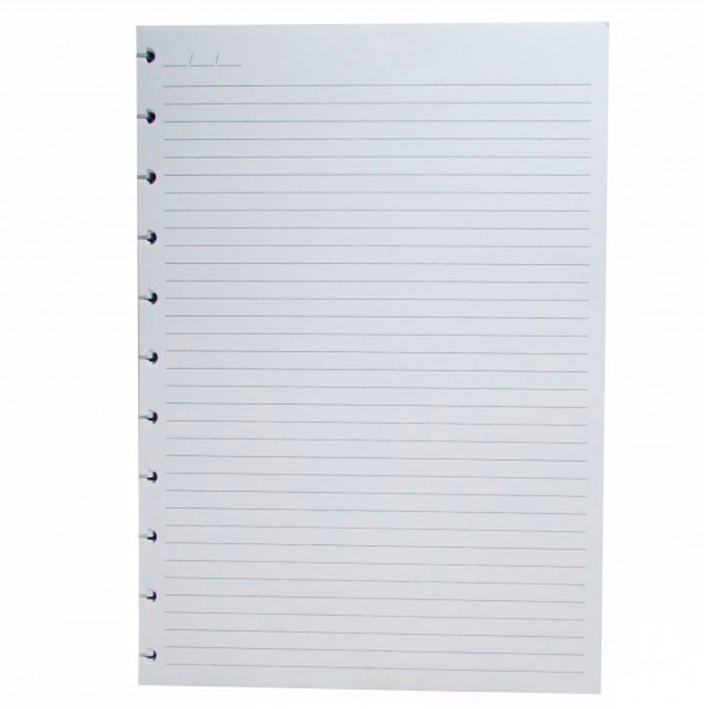 Refil Caderno Inteligente: 30 Folhas Pautadas 120g