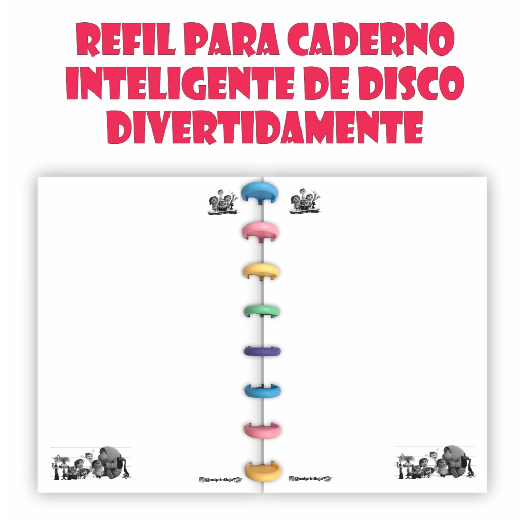 Refil de Folhas para Caderno Inteligente A4 – Temas Variados e Qualidade Artesanal