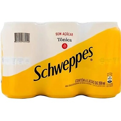 Schweppes Tônica Zero Açúcar: Refrescância Pura (6x350ml)