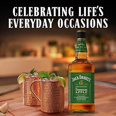 Jack Daniels Apple: Whisky Refrescante 1L