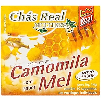 Chá Real Camomila & Mel: Relaxamento Natural