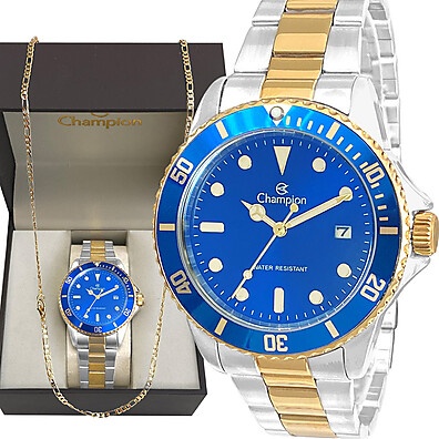 Relógio Champion Prata Masculino – Estilo e Resistência