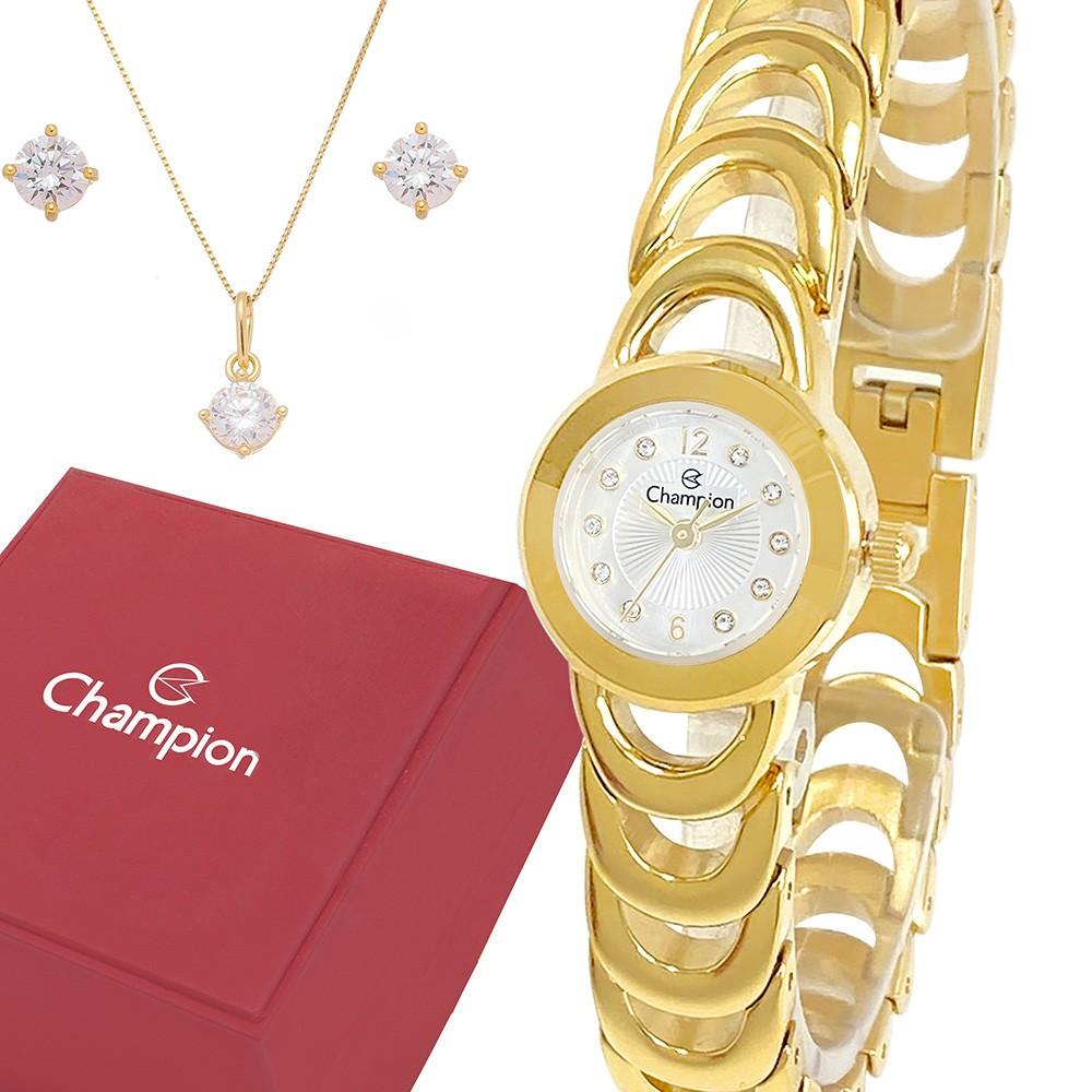Relógio Feminino Champion Dourado: Elegância e Garantia