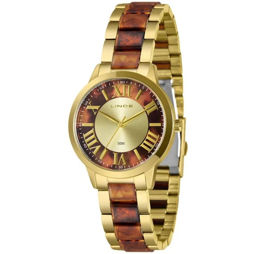 Relógio Lince Feminino Dourado: Elegância e Sofisticação