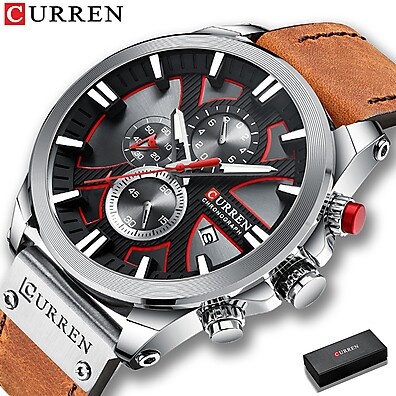 Relógio Masculino CURREN 8346L: Elegância e Resistência