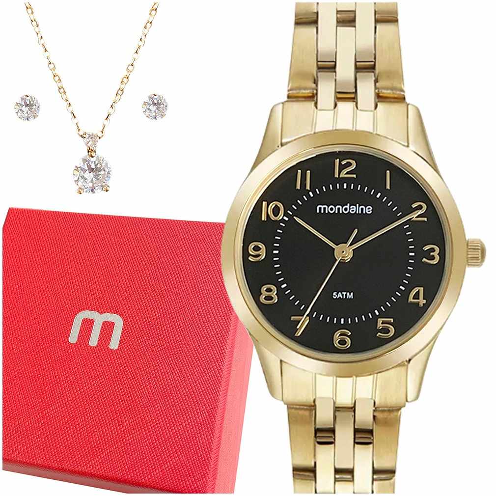 Relógio Mondaine Dourado: Luxo e Prova D'água
