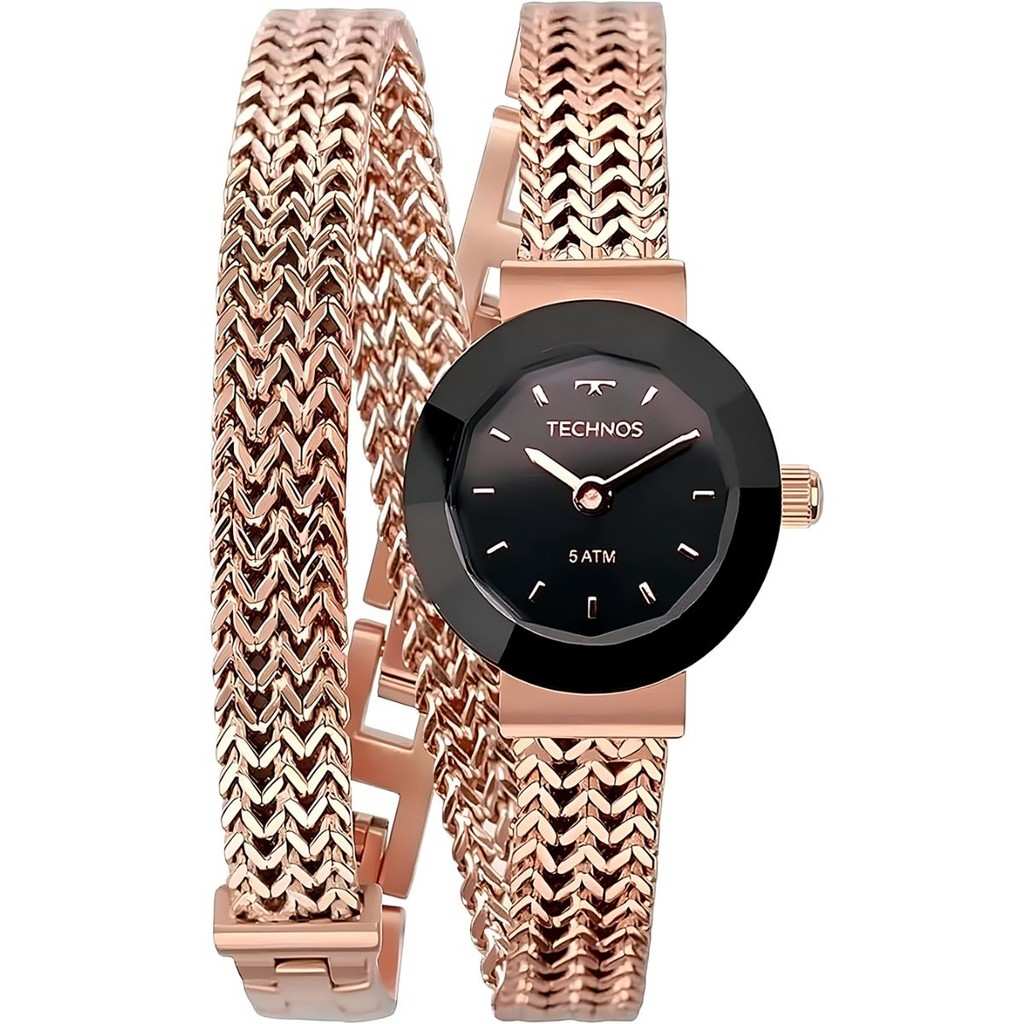 Relógio Technos Feminino Rosé Mini: Elegância no Seu Pulso