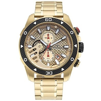 Relógio Technos Masculino Dourado Cronógrafo JS15END/1D