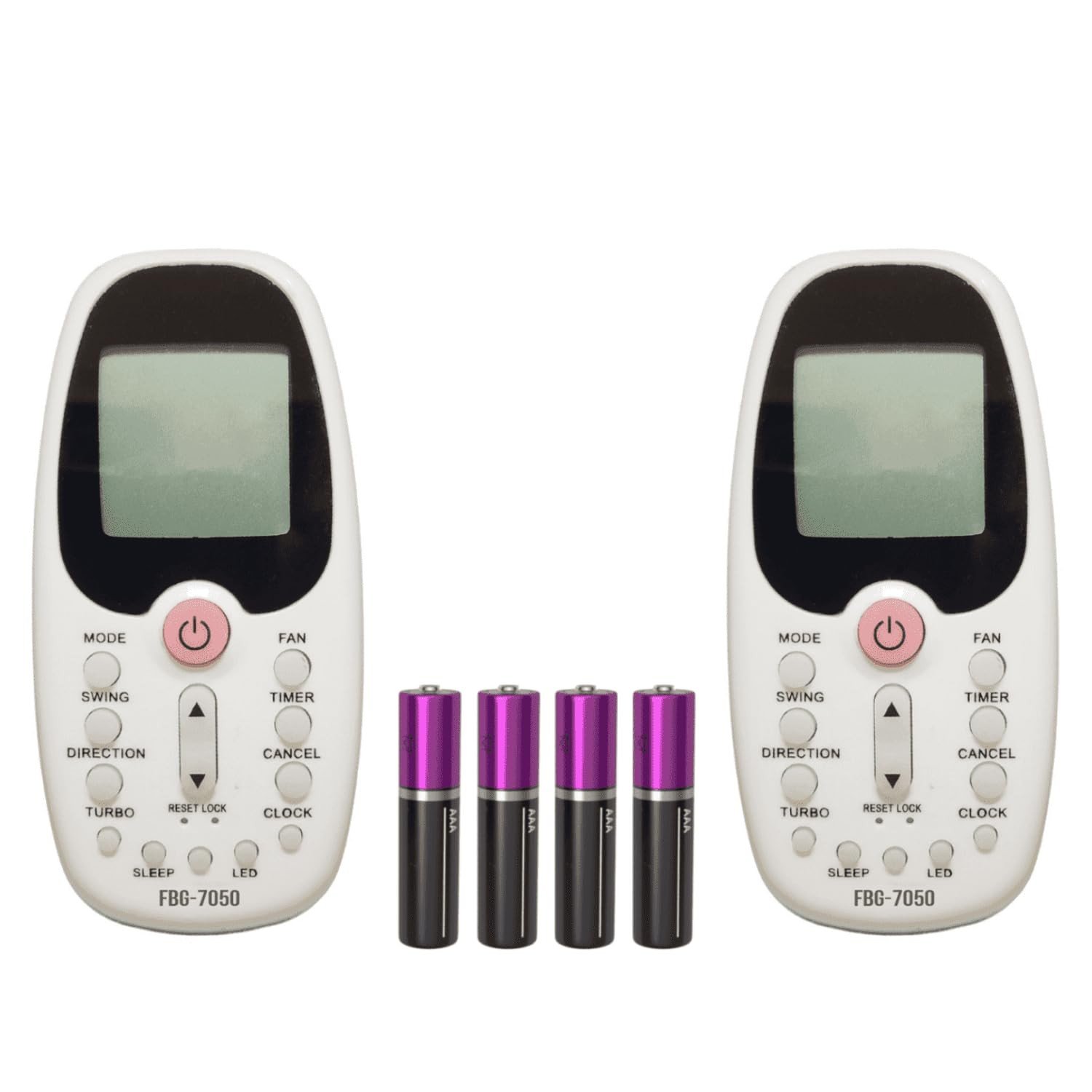 Controle Remoto Universal para Ar Condicionado Komeco Midea Comfee – Kit com 2 Unidades