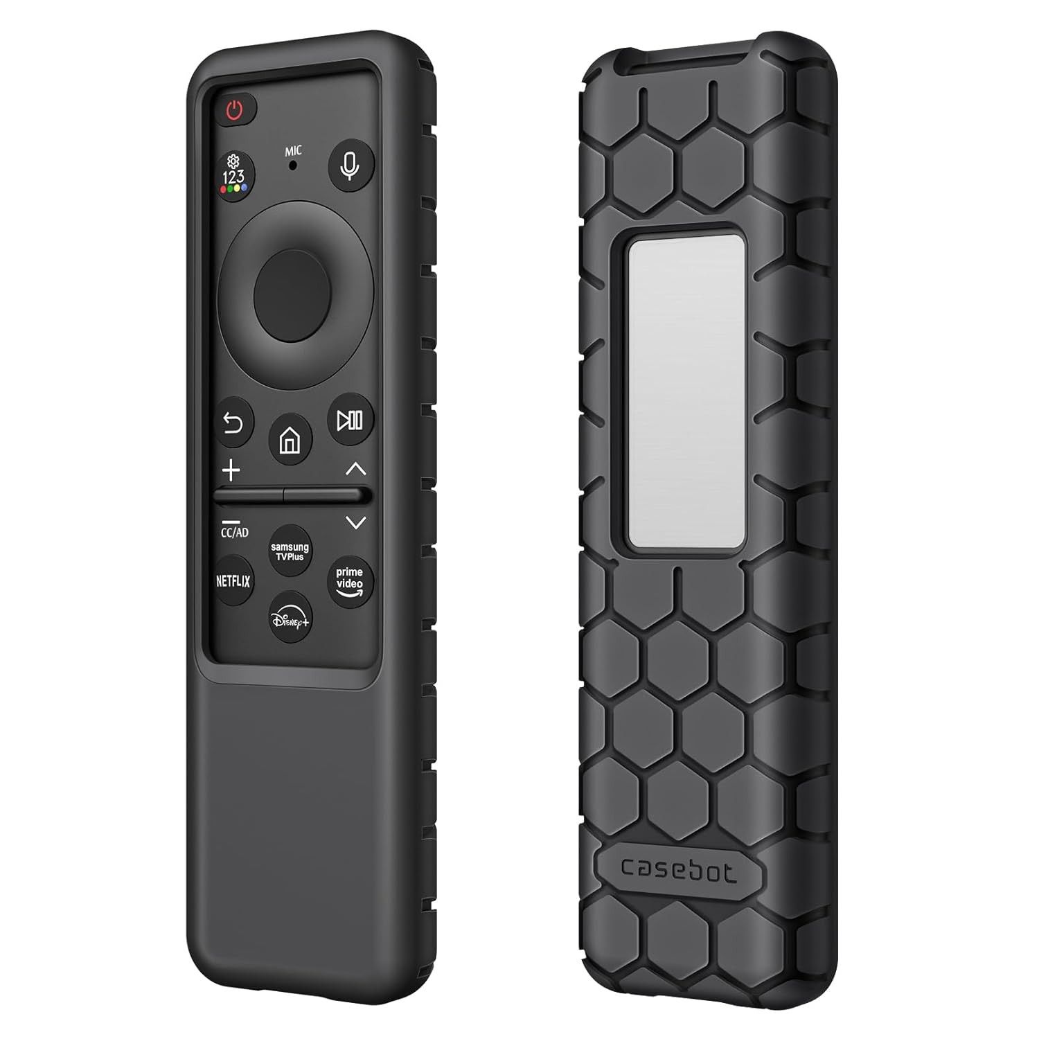 Capa Protetora Fintie para Controle Remoto Samsung Smart TV - Modelo Solar Cell 2023 TM2360E/TM2361E | Silicone Premium Antiderrapante e Brilho Noturno