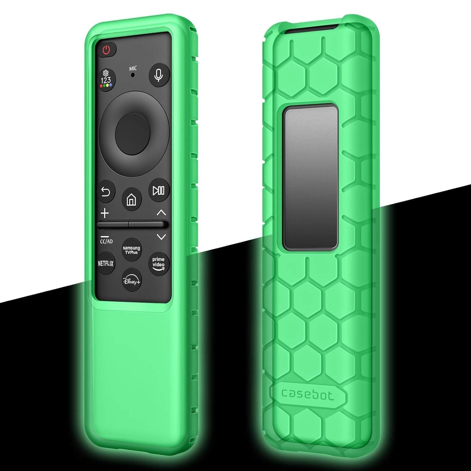 Capa Protetora Fintie para Controle Remoto Samsung Smart TV - Silicone Antiderrapante com Brilho Noturno