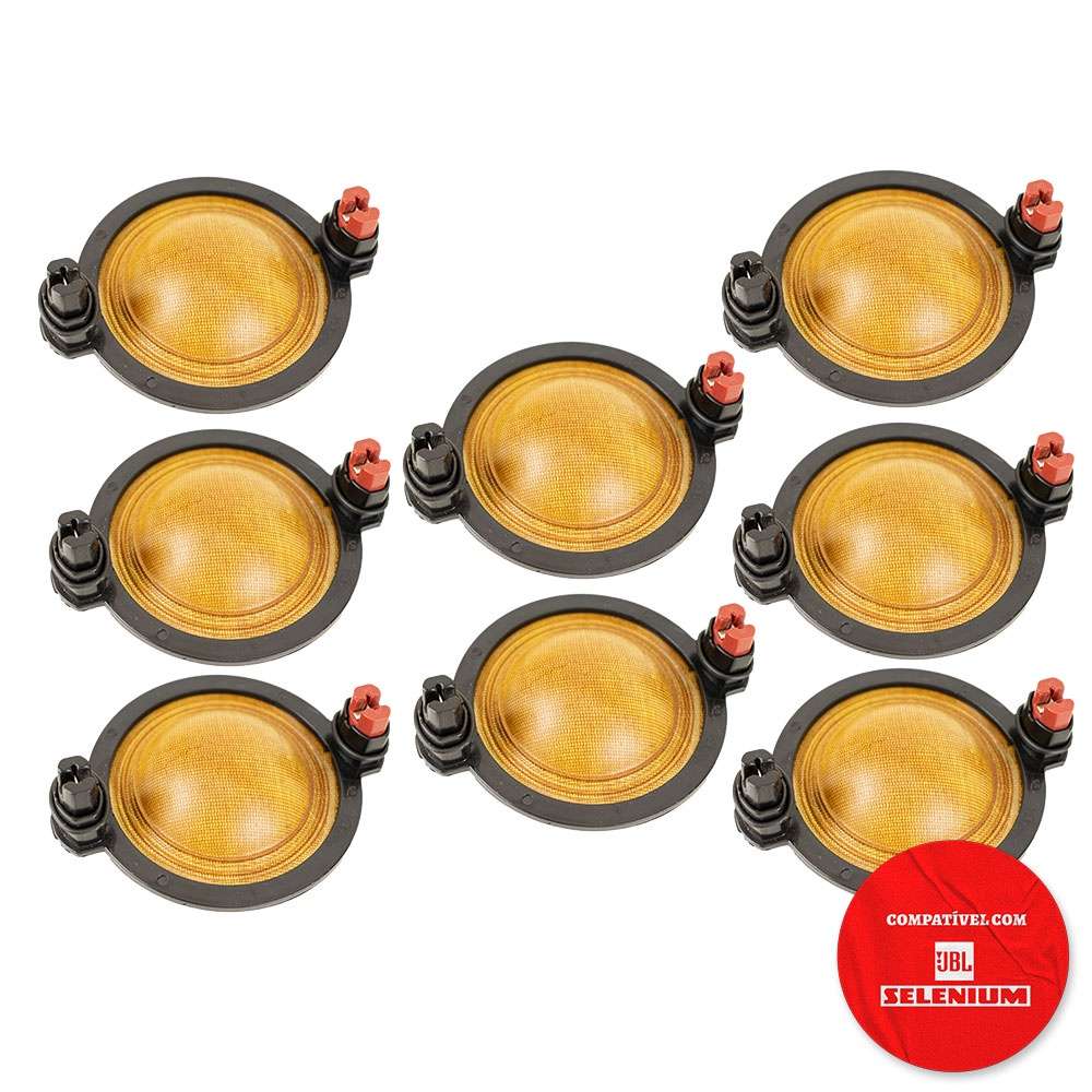 Reparo Driver D250X: 8x Peças JBL Selenium 100W