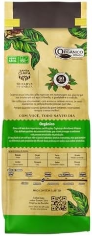 Café em pó Santa Clara Reserva da Familia Orgânico 250g