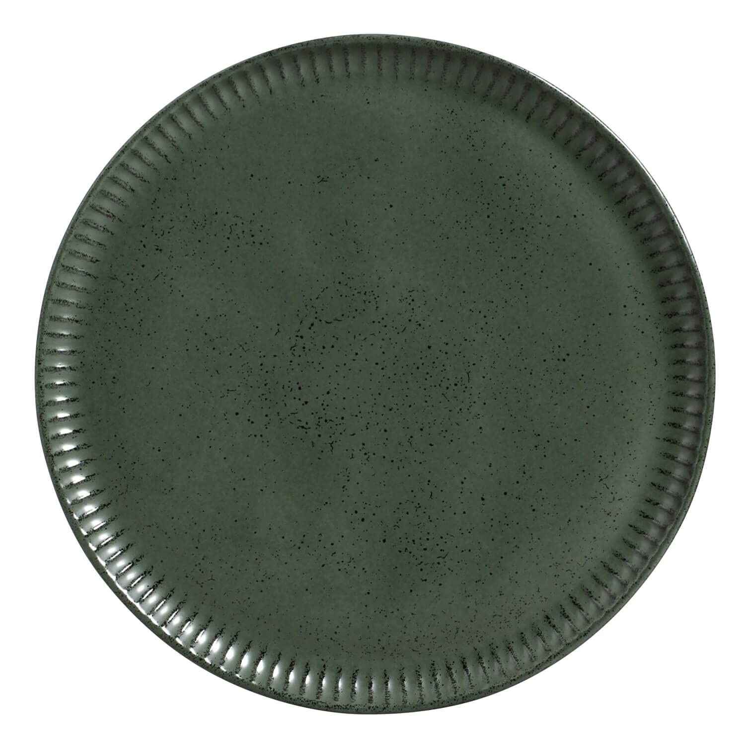 Conjunto com 6 Pratos Raso Porto Brasil Linhas Greenery 27,5cm - Design Moderno e Resistente