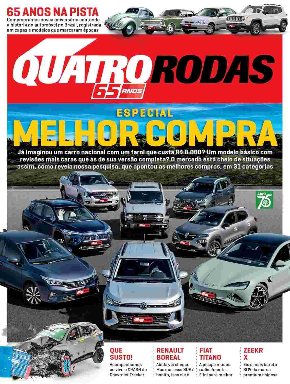 Revista Quatro Rodas Edição 796: O Universo Automotivo Completo em 08/2025