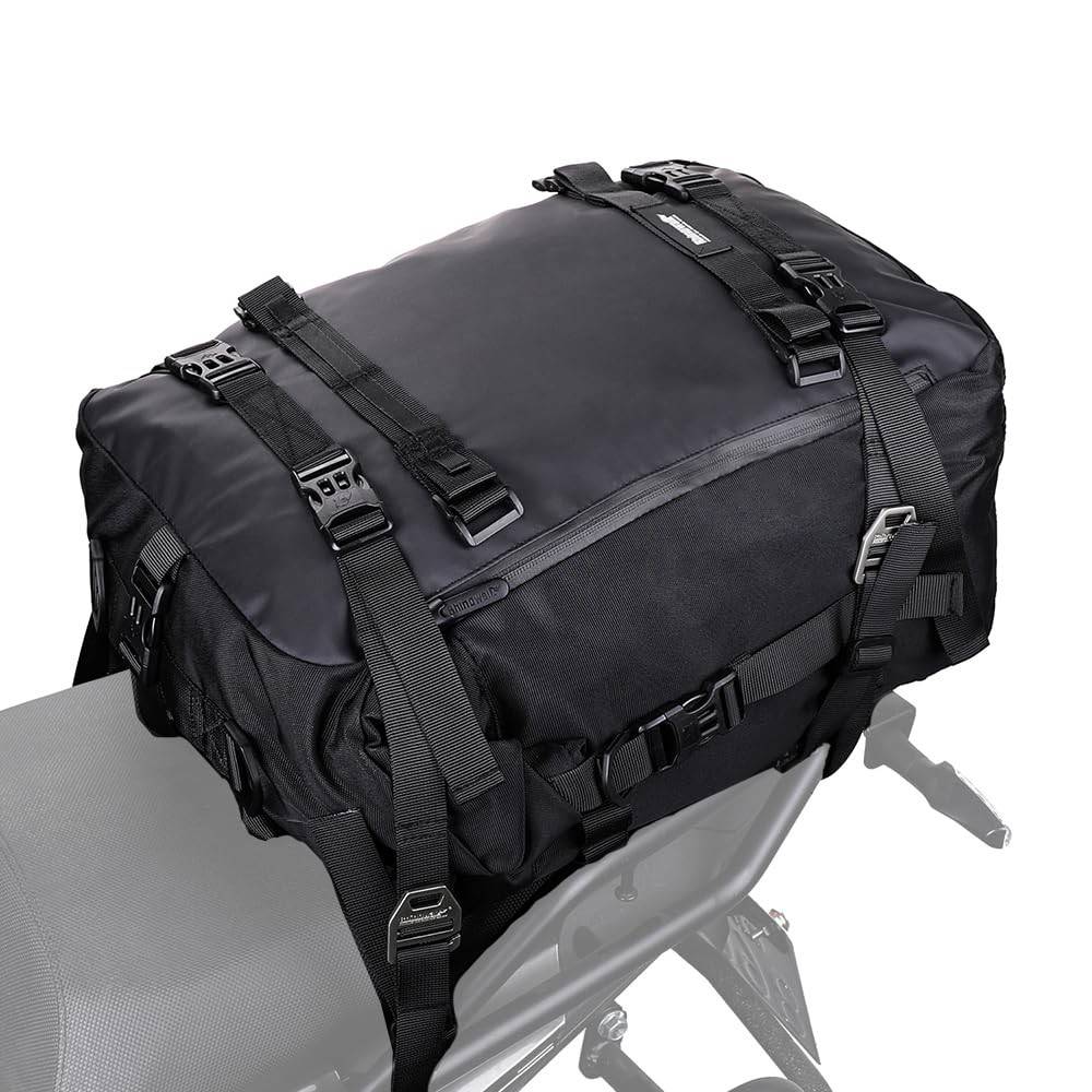 Bolsa de Moto Rhinowalk 30L: Multifuncional, Impermeável e Segura para Sua Aventura