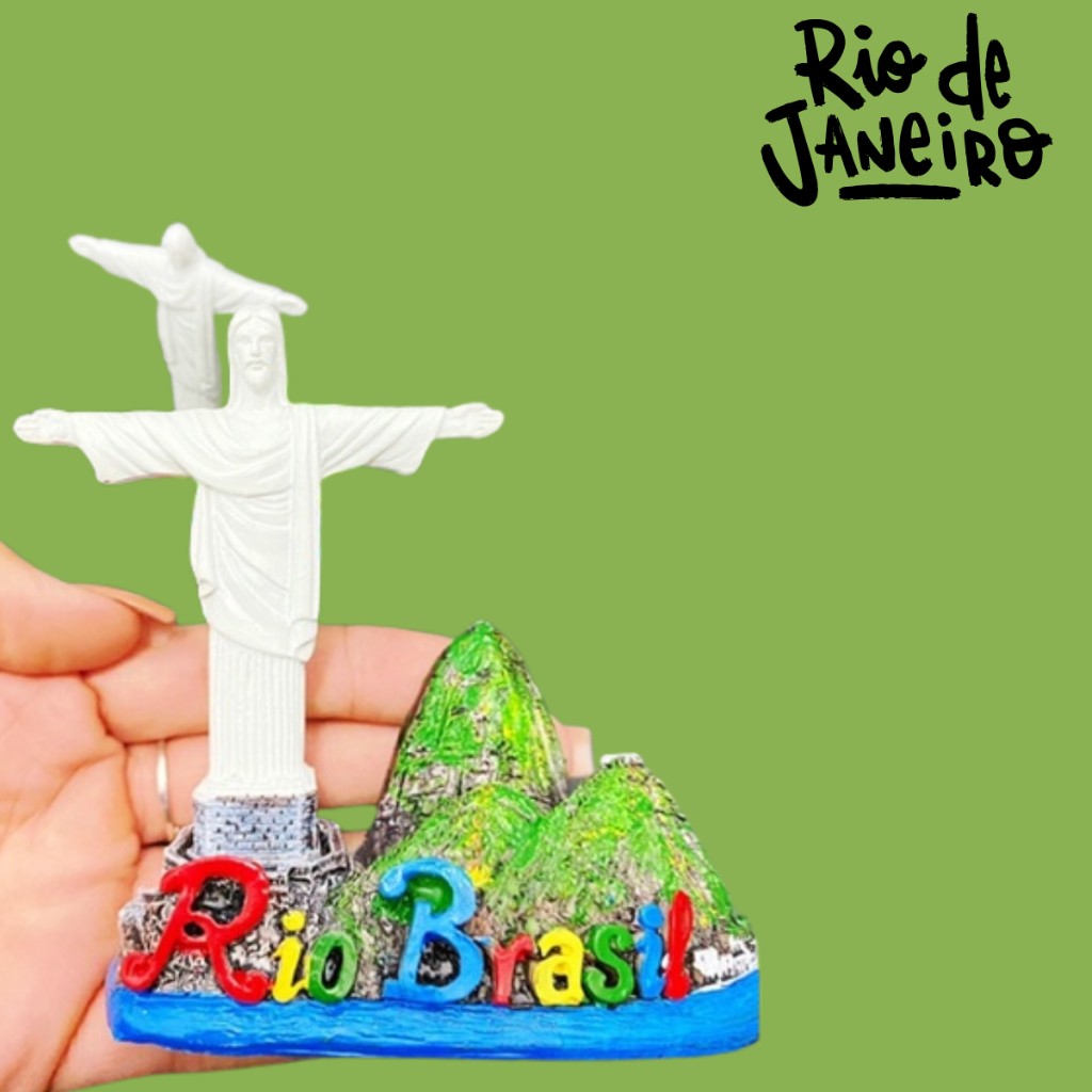 Mini Cristo Redentor com Pão de Açúcar – Lembrancinha do Rio