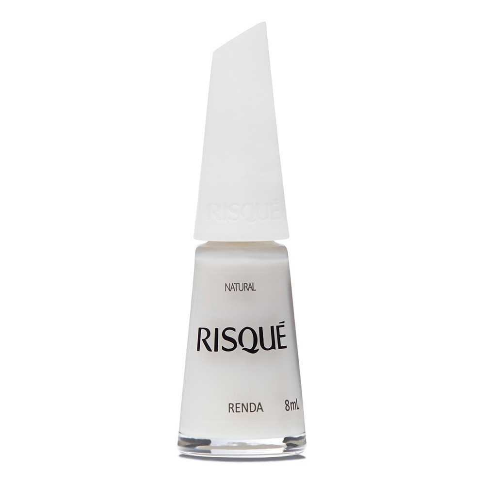 Risqué Branco Renda: Unhas Impecáveis!